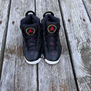 Jordan 6 Rings Children Black Basketball Sneakers - Toddler Size 10.5
